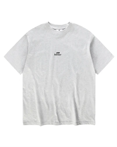 Bareen - Logo box Fit T-shirt - Cloudy Grey